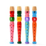 Orff musical instrument wooden colored small piccolo - Image 2