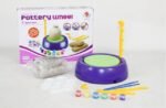 Bginners Pottery Wheel Kit Craft Toys For Kids With Paints And Tools Diy Toy Clay Pots Making Pottery Wheel Set For Kids Gifts - Image 2