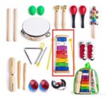 Musical Instrument Set Early Childhood Education Music Percussion Instrument Toy Combination 12 Piece Set Kindergarten Teaching Aids