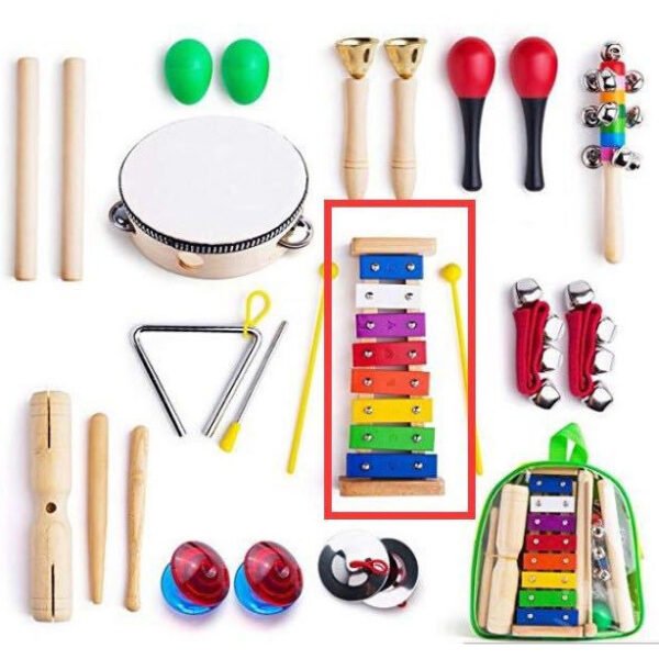 Musical Instrument Set Early Childhood Education Music Percussion Instrument Toy Combination 12 Piece Set Kindergarten Teaching Aids