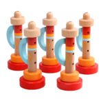Wooden Children's Trumpet Orff Musical Instrument Toy Gift - Image 4