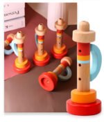 Wooden Children's Trumpet Orff Musical Instrument Toy Gift - Image 2