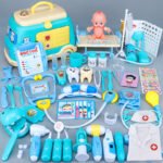 Children'S Ambulance Play House Injection Little Doctor Toy Set Toolbox Boy Girl Medical Kit Stethoscope - Image 9