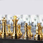 Magnetic Chess Set Folding Board Children Students - Image 2