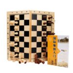 Magnetic chess set folding board board - Image 3