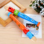Orff musical instrument wooden colored small piccolo - Image 5