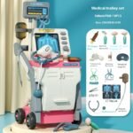 Children's Medical Trolley Doctor Play Educational Toy Suit - Image 6