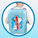 Toy Backpack Storage Box Two-in-one Children Play House Doctor Toy - Image 3