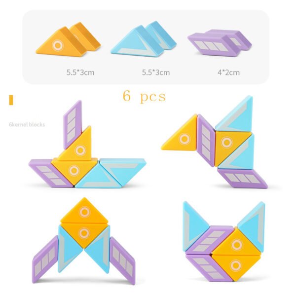 diy magnetic building block toy