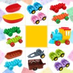 Bulk Accessories For Large Particle Building Block Car Bottom Locomotive
