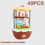 Children Play House Trolley Ice Cream Candy Car Dresser Doctor Toy Kitchen Suit - Image 10