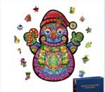 Fashion Halloween Christmas Owl Alien Wooden Jigsaw Puzzle Animal Jigsaw Puzzle - Image 8
