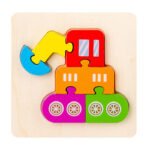 Creative Children's Wooden Thickened Jigsaw Puzzle Toy - Image 7