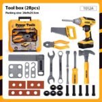 Children's Toolbox Toy Suit Play House Electric Drill Role - Image 7